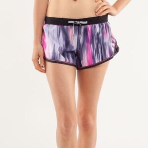 LULULEMON RUN ROLL DOWN SHORT MIRAGE DEEP INDIGO